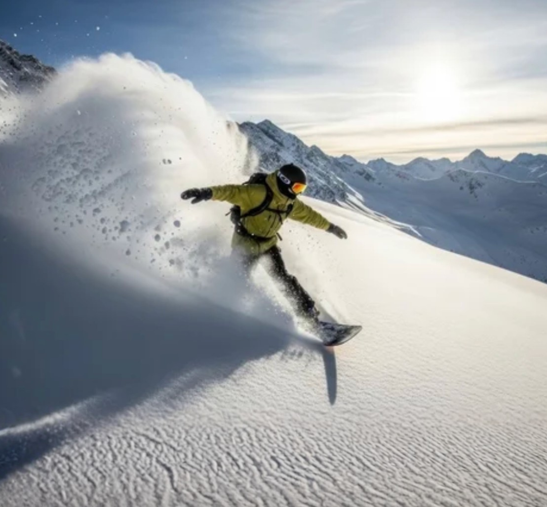 skiing